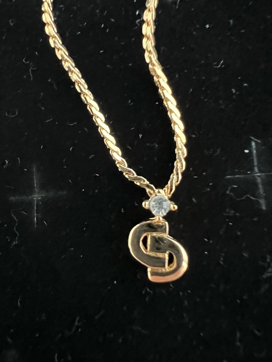 Dior Jewelry - Vintage Christian Dior CD logo necklace